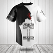 Custom Text Jesus Because Of Him Heaven Knows My Name Baseball Jersey Shirt