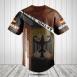 Germany Coat Of Arms Leather Speed Style Baseball Jersey Shirt