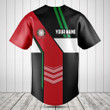 Customize Italy Flag Speed Style Baseball Jersey Shirt