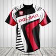 Poland Polska Flag Sport Baseball Jersey Shirt