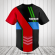 Customize Eritrea Flag Speed Style Baseball Jersey Shirt