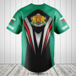 Customize Bulgaria Flag Arrow Baseball Jersey Shirt