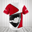Customize Austria Flag And Map Baseball Jersey Shirt