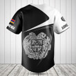 Customize Armenia Symbol Black And White Skull Baseball Jersey Shirt