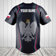 Customize Poland Coat Of Arms Print 3D Special Baseball Jersey Shirt