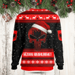 Albania Merry Christmas Santa Skull Sweatshirt