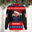 Croatia Merry Christmas Santa Skull Sweatshirt