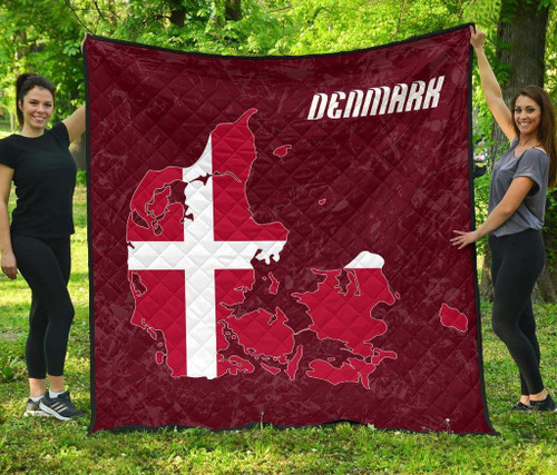 AIO Pride - Denmark Map Premium Quilt