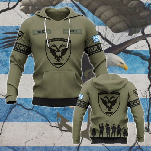 AIO Pride - Customize Hellenic Army Unisex Adult Hoodies