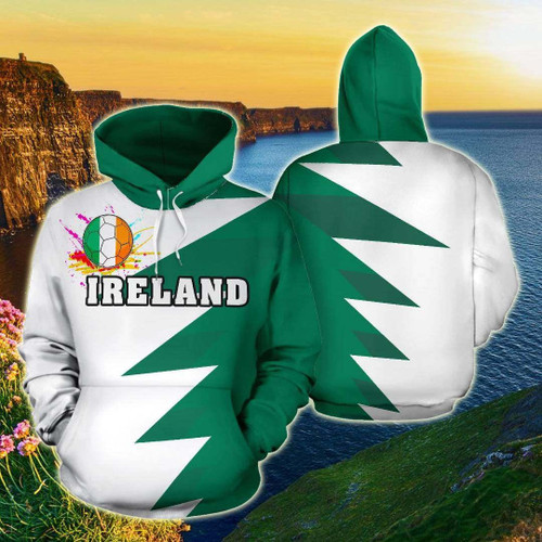 AIO Pride - Ireland Sport Flag Tooth Style 01 Unisex Adult Hoodies