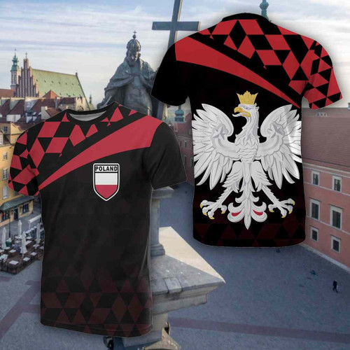 AIO Pride - Poland Coat Of Arms The Knight Style Unisex Adult T-shirt