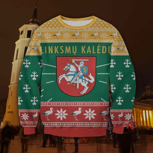 AIO Pride - Lithuania Linksmų Kalėdų Ciconia Sweatshirt