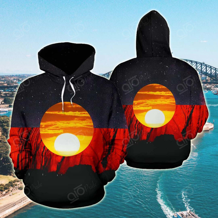 AIO Pride - Australia Aboriginal Flag Limited Edition Unisex Adult Hoodies