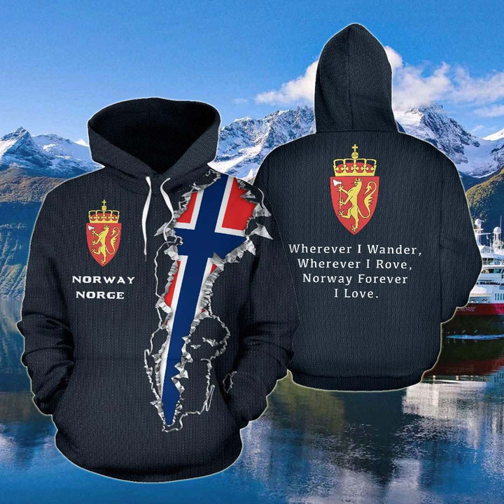 AIO Pride - Norway Forever Unisex Adult Hoodies