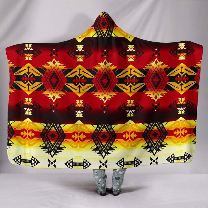 AIO Pride - Sovereign Nation Fire Hooded Blanket