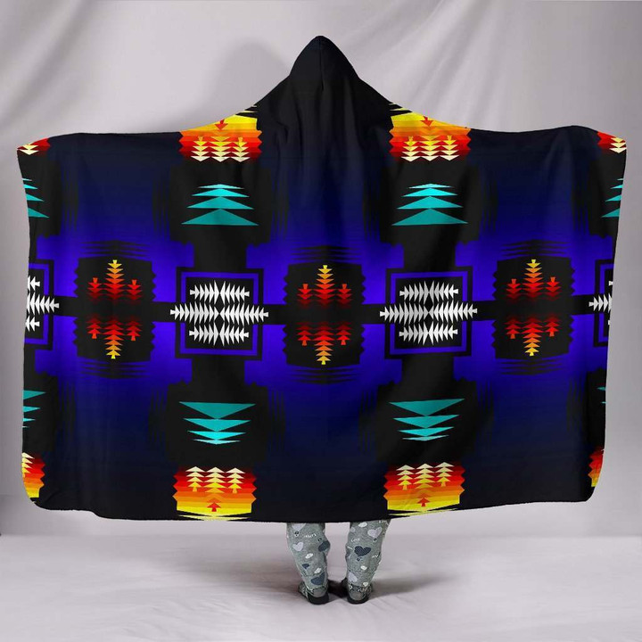 AIO Pride - Midnight Sage Fire Hooded Blanket