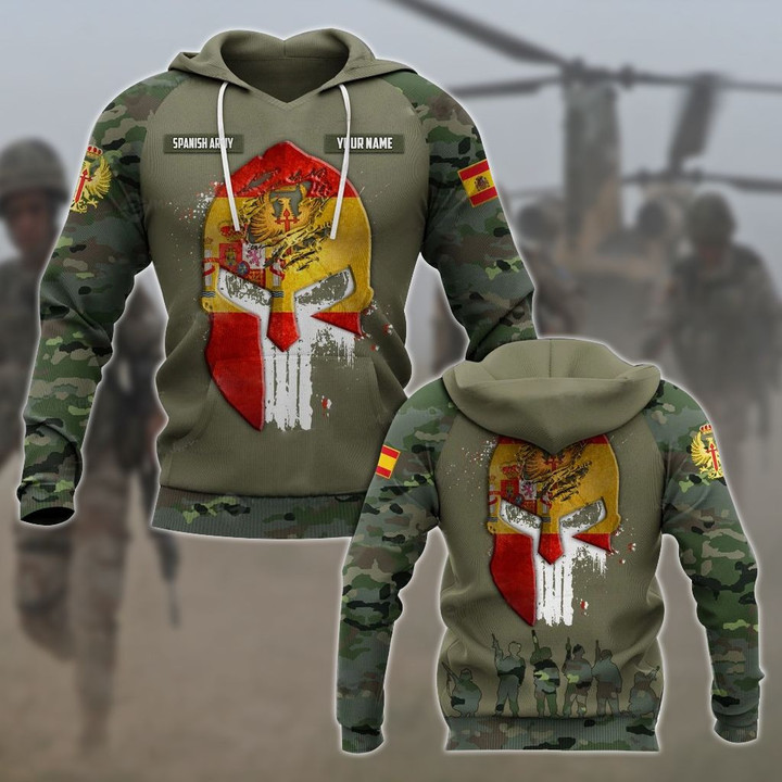 AIO Pride - Customize Spanish Army 02 Unisex Adult Hoodies