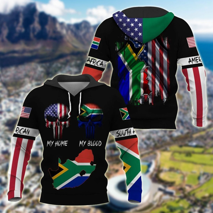 AIO Pride - American My Home South Africa My Blood Unisex Adult Shirts