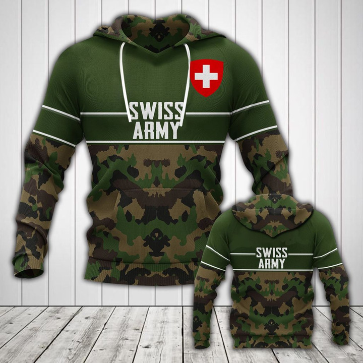 AIO Pride - Swiss Army Camo Unisex Adult Hoodies