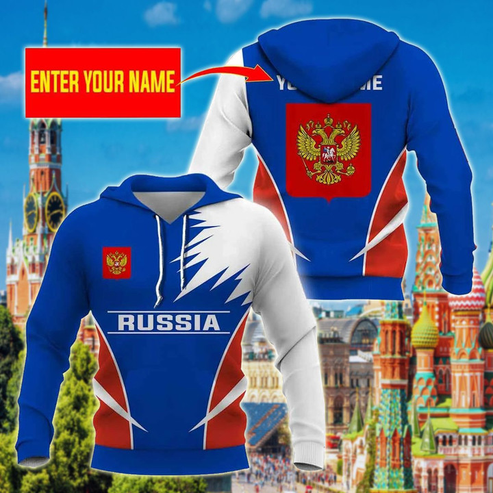 AIO Pride - Customize Russia Active Unisex Adult Hoodies