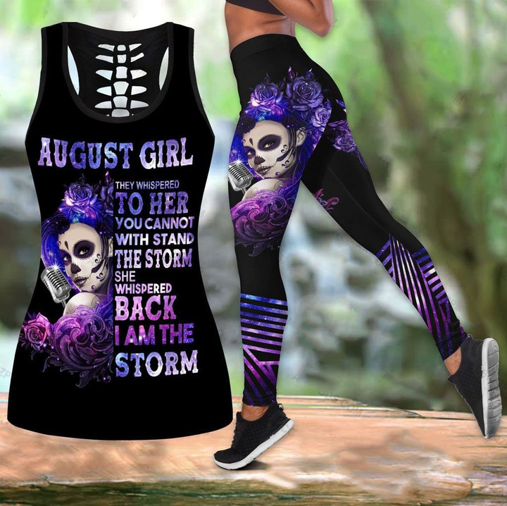 AIO Pride - August Girl - I'm The Storm Hollow Tank Top Or Legging