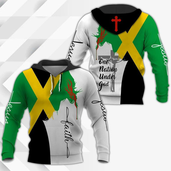 AIO Pride - Jesus Jamaica Faith Unisex Adult Shirts