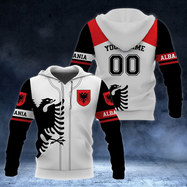 AIO Pride - Customize Albania Coat Of Arms - Sport Unisex Adult Hoodies