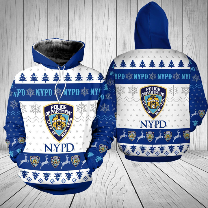 AIO Pride - NYPD Christmas Unisex Adult Hoodies