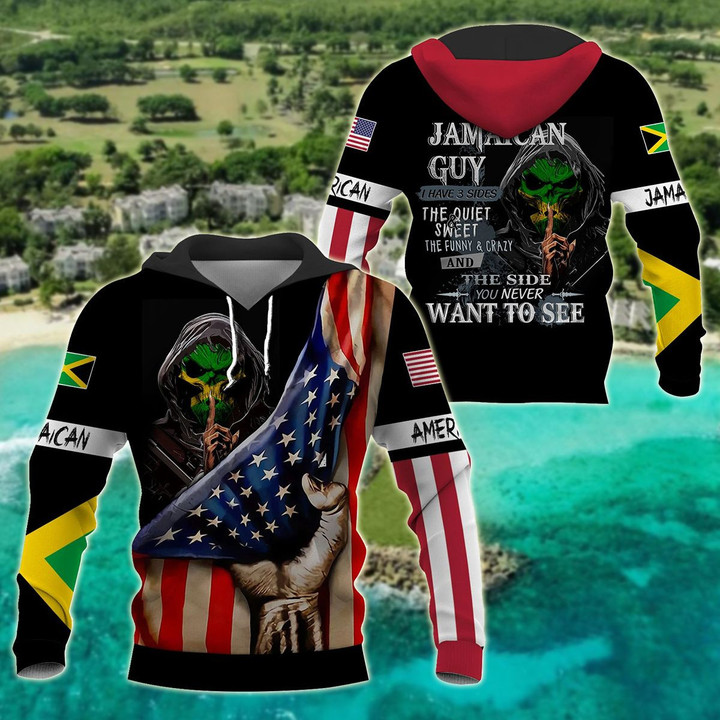 AIO Pride - America - Jamaica I'm Jamaican Guy Unisex Adult Shirts