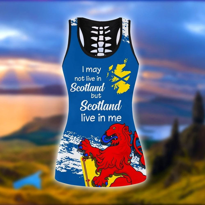 AIO Pride - Scotland Live In Me Hollow Tank Top Or Legging
