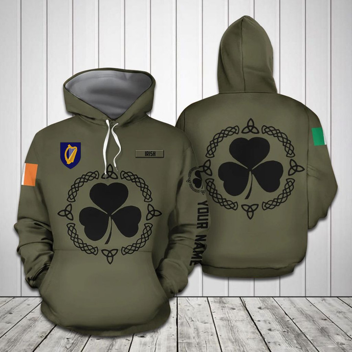 AIO Pride - Customize Ireland Coat Of Arms Hoodie