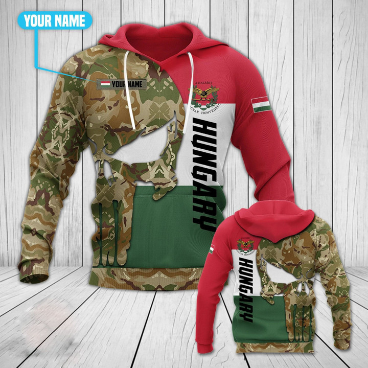 AIO Pride - Customize Hungary Army Unisex Adult Hoodies