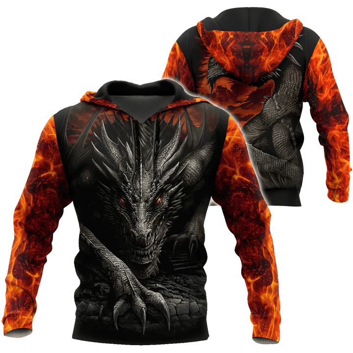 AIO Pride - Dragon With Fire Unisex Adult Shirts