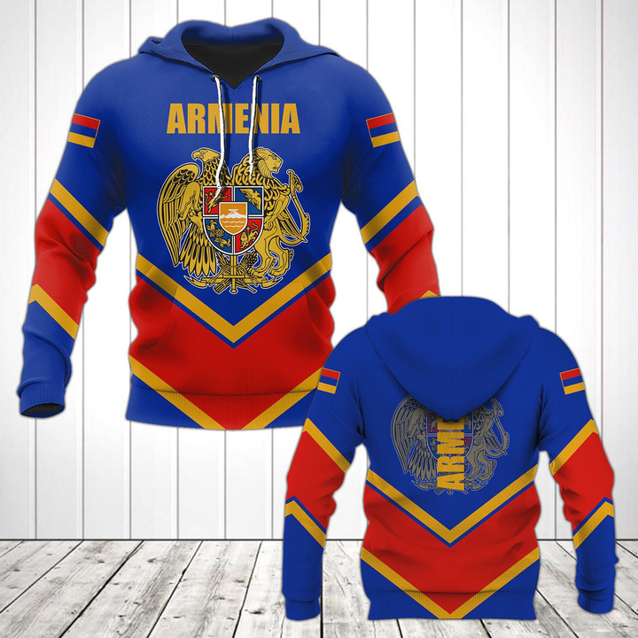 AIO Pride - Armenia Coat Of Arms Lucian Style Unisex Adult Hoodies