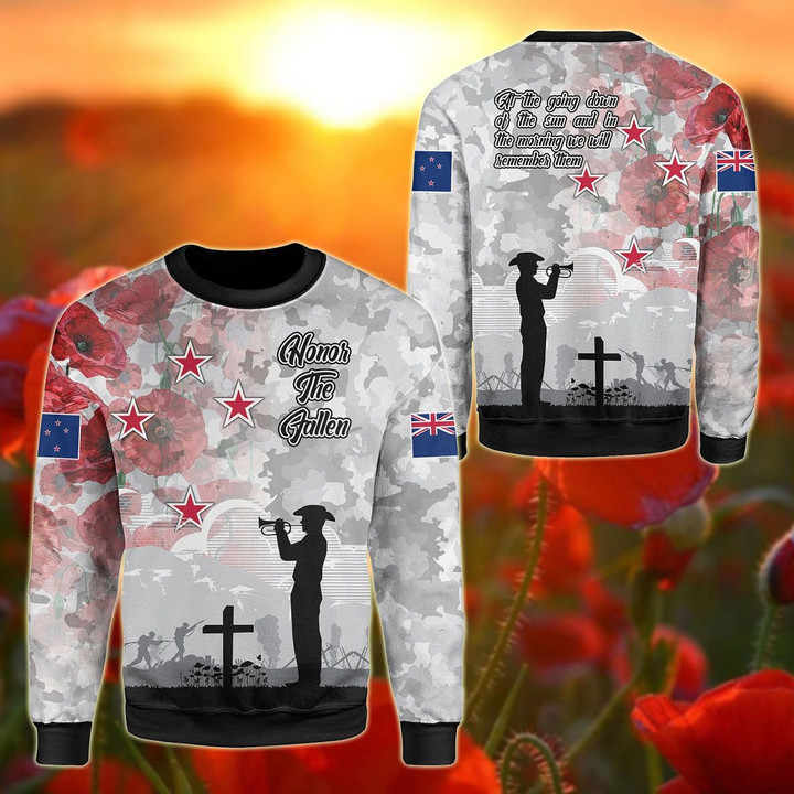 AIO Pride - New Zealand Anzac - We Will Remember Them Unisex Adult Shirts