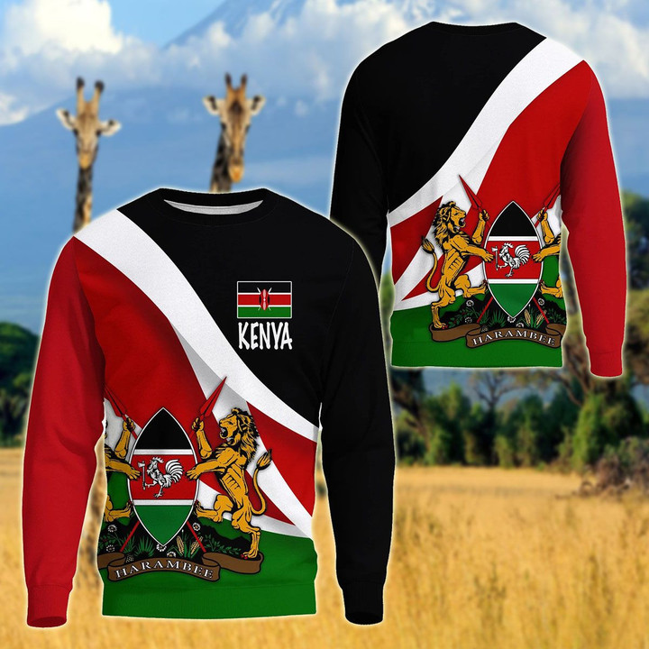 AIO Pride - Kenya Impressive Flag Unisex Adult Shirts