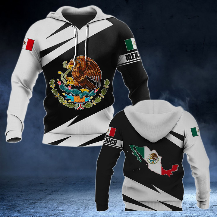 AIO Pride - Mexico Coat Of Arms - Map Special Version Unisex Adult Hoodies