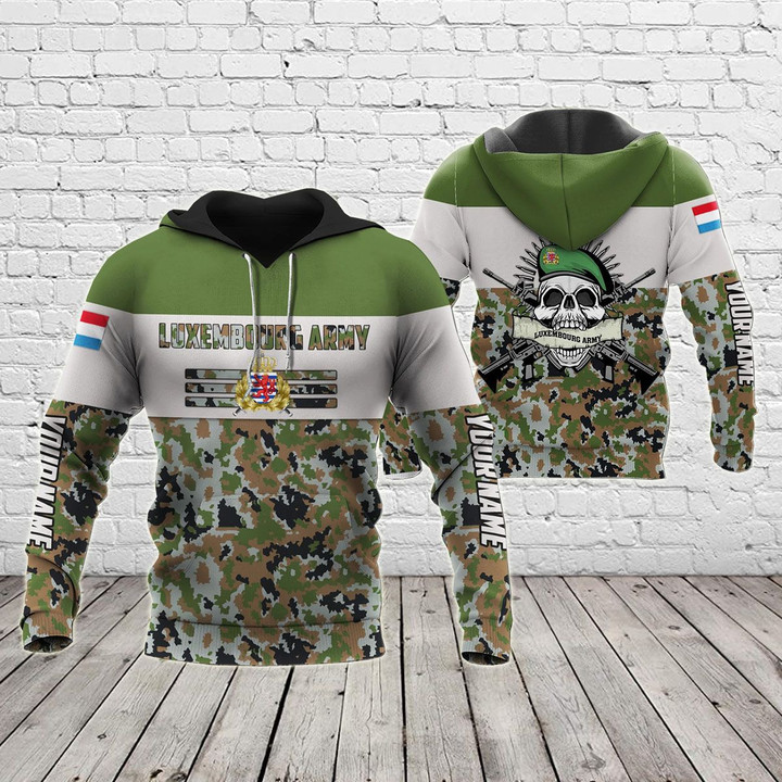 AIO Pride - Customize Luxembourg Army Special Unisex Adult Hoodies