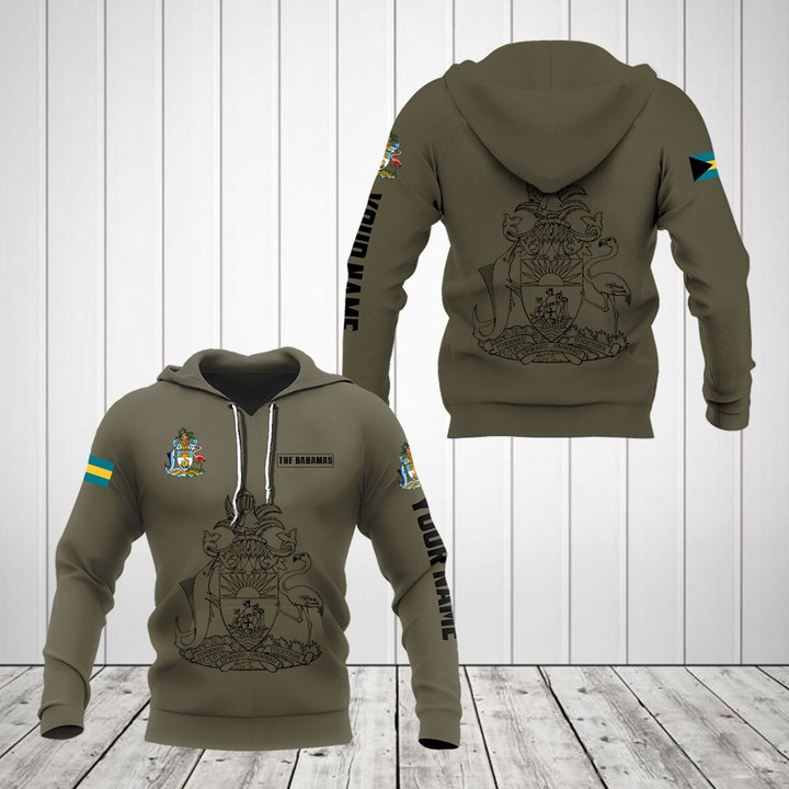 AIO Pride - Customize The Bahamas Coat Of Arms Hoodies