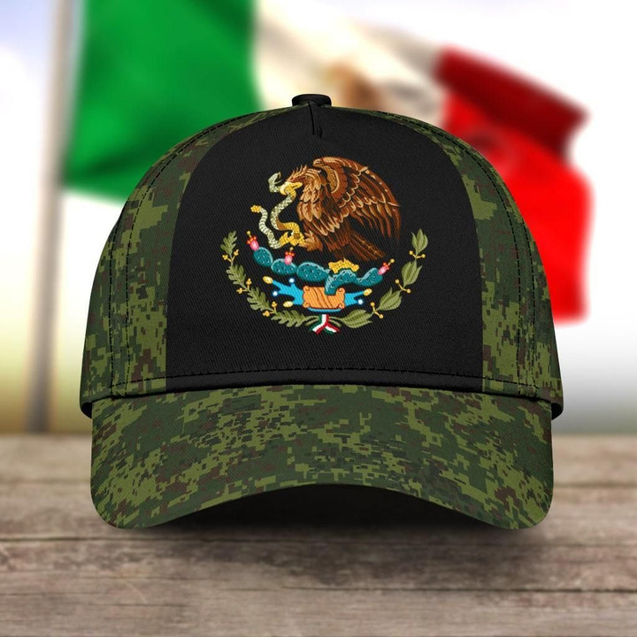 AIO Pride - Mexico Coat of Arms Camo Unisex Cap
