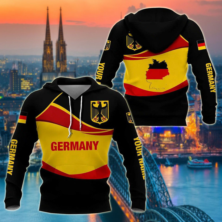 AIO Pride - Customize Germany Wave Style Unisex Adult Hoodies