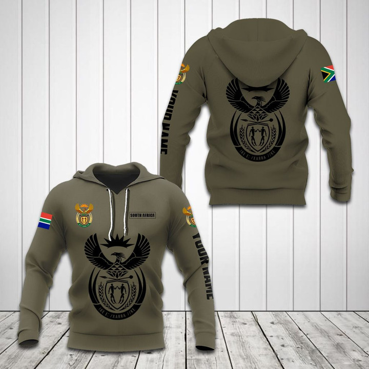 AIO Pride - Customize South Africa Coat Of Arms Hoodies