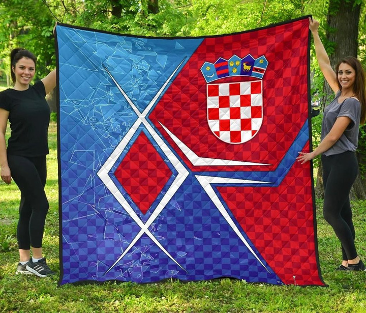 AIO Pride - Croatia Coat Of Arms Legend Premium Quilt
