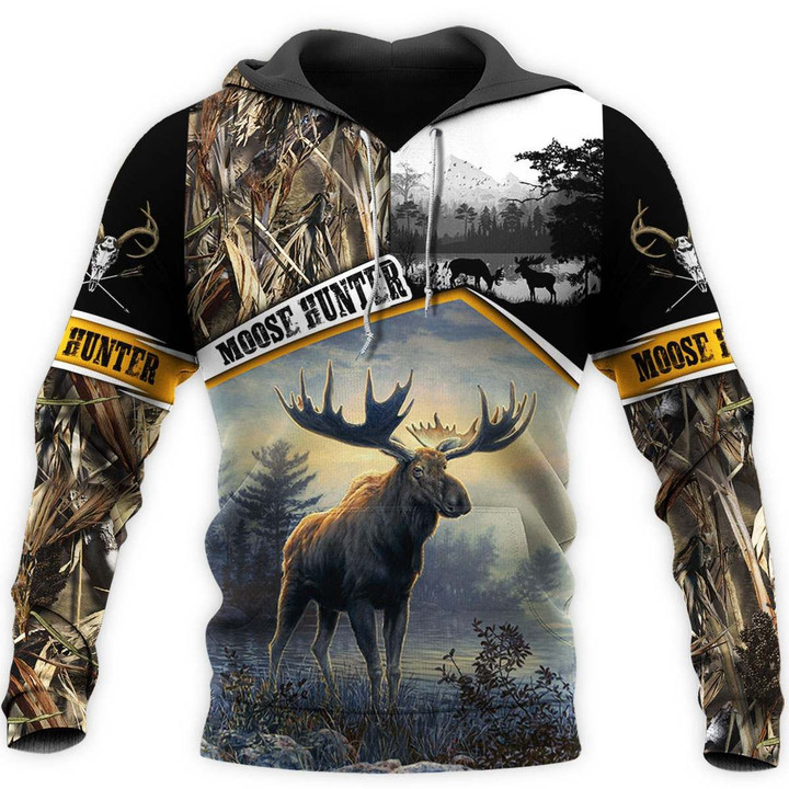 AIO Pride - Moose Hunting Camo Unisex Adult Shirts