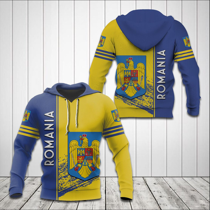 AIO Pride - Romania Coat Of Arms 3D Special Unisex Adult Shirts