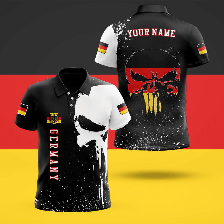 AIO Pride - Skulls Printed With Flags Germany Unisex Adult Shirts