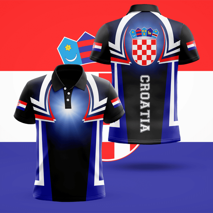 AIO Pride - Customize Croatia Lightning Halo Unisex Adult Shirts