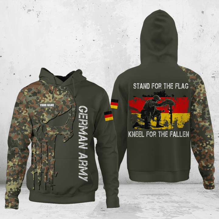 AIO Pride - German Army Stand For The Flag Kneel For The Fallen Unisex Adult Shirts