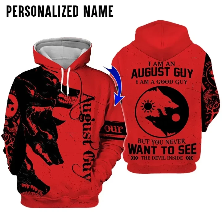 AIO Pride - August Guy Customize Ying Yang Wolves Clothes