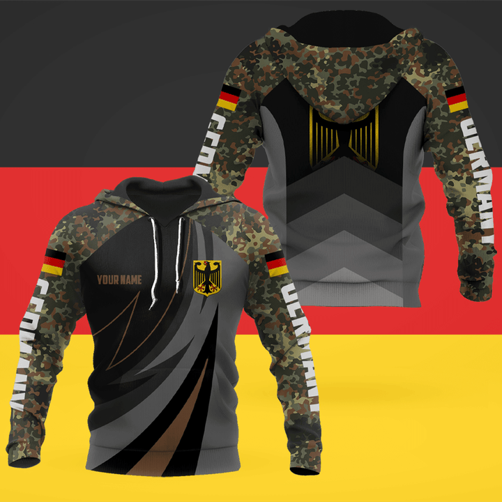 AIO Pride - Customize Sport Camouflage And Coat Of Arm Germany Unisex Adult Shirts
